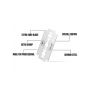 My-Blades Silver Lames de Rasoir Double Tranchant (100 Pièces)
