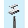 Rockwell 2C Safety Razor - White Chrome