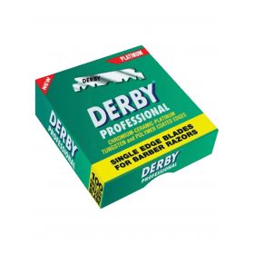 Derby Professional Lames de Rasoir à Simple Tranchant (100 Pièces)