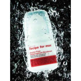 Recipe For Men Alcohol Free Antiperspirant Deodorant 60 ml 