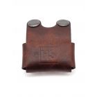 Henson Shaving Razor Head Cover - Brown Leather