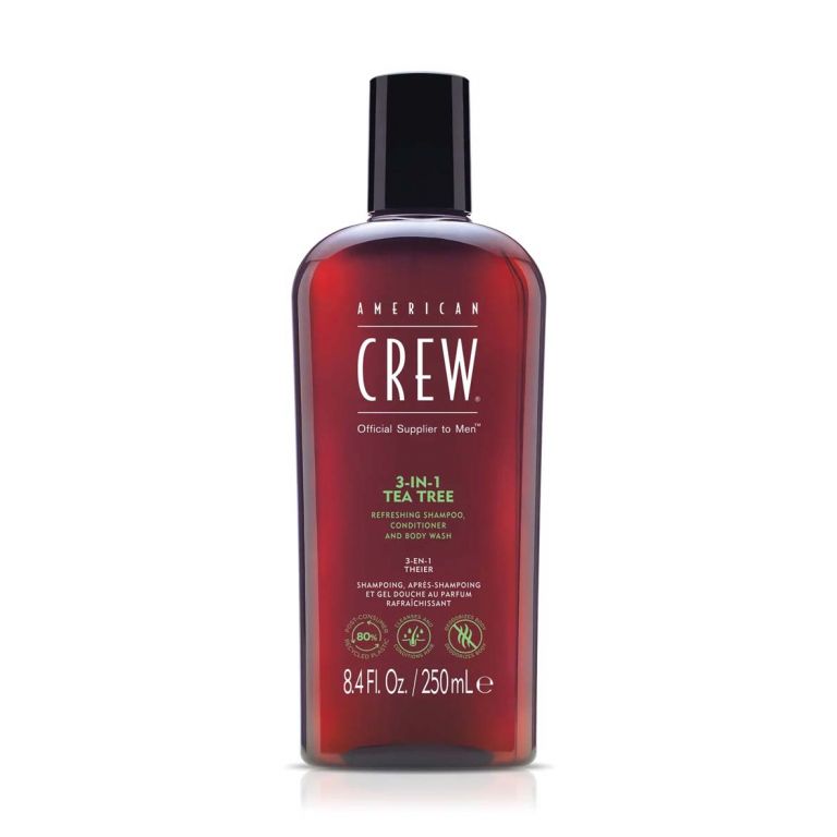 American Crew 3-in-1 Tea Tree 250 ml.