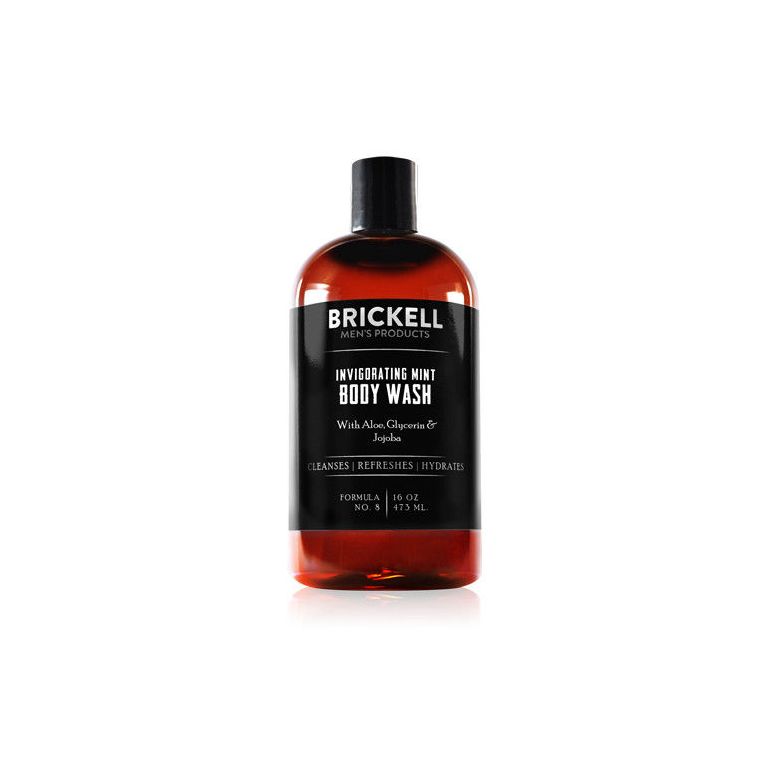 Brickell Invigorating Mint Body Wash 473 ml.