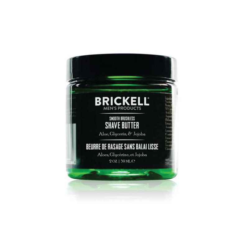 Brickell Smooth Brushless Shave Butter Travel 59 ml.