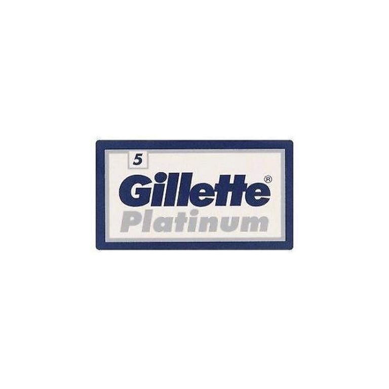 Gillette Double Edge Lames de Rasoir Platinum (5 pièces)