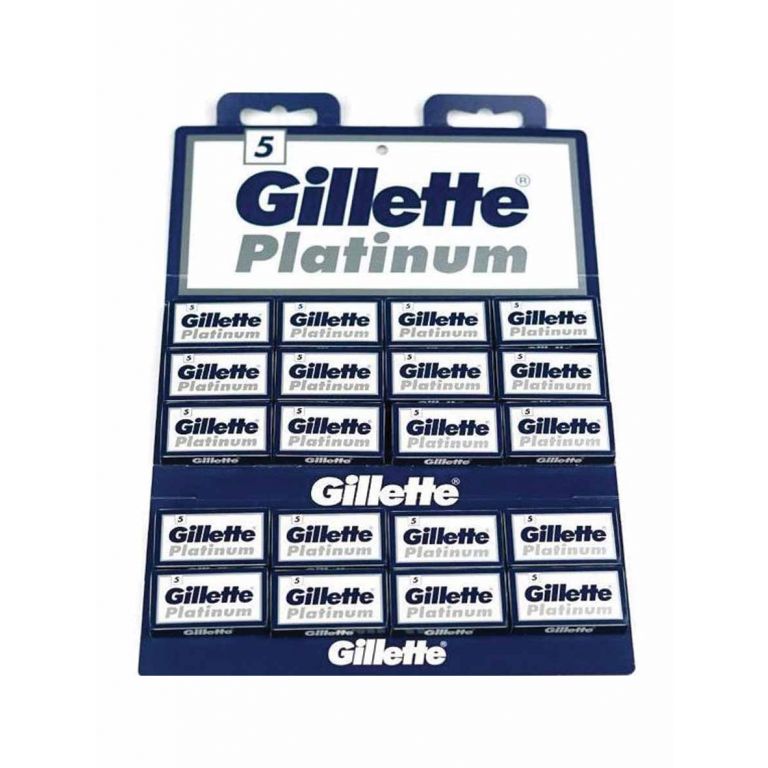 Gillette Platinum Lames de Rasoir (100 pièces)