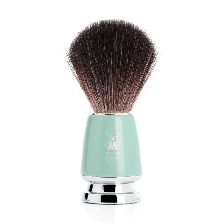 Muhle Black Fibre Blaireau - Rytmo - Résine Menthe (M)