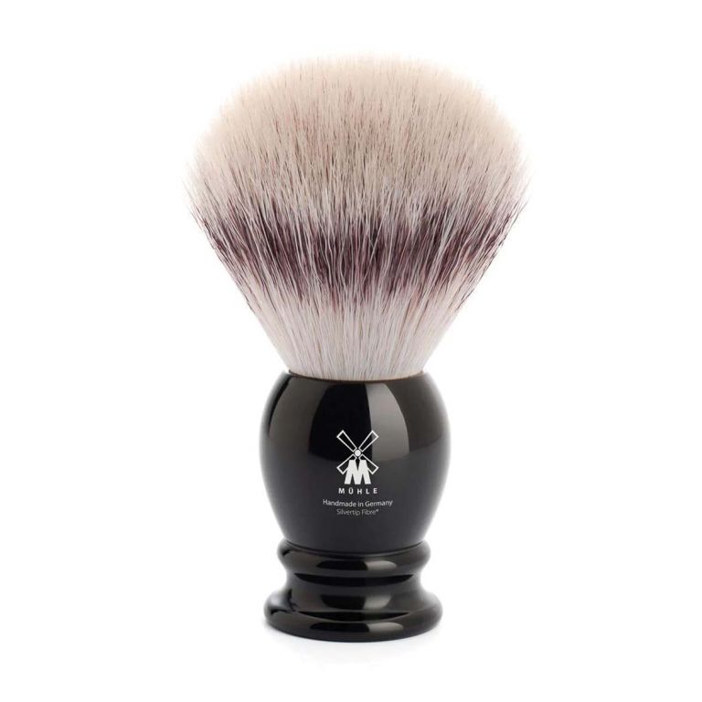 Muhle Silvertip Fibre Blaireau Rasage - Classic - Noir (L)