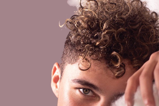 Curly Undercut Man